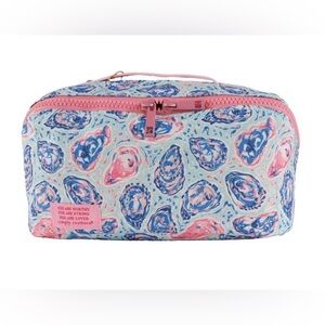 Simply Southern Oyster Pattern Cosmetic Bag - Makeup Case